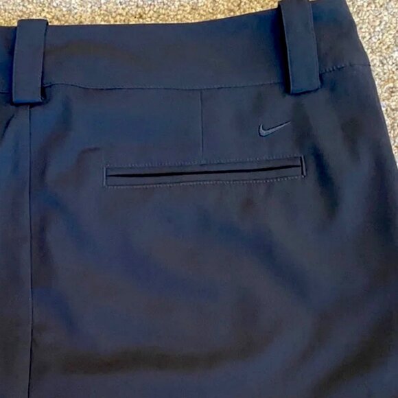 Nike Golf Tour Performance dri-fit lined black stretchy skort. Women's size 10 - Picture 3 of 10